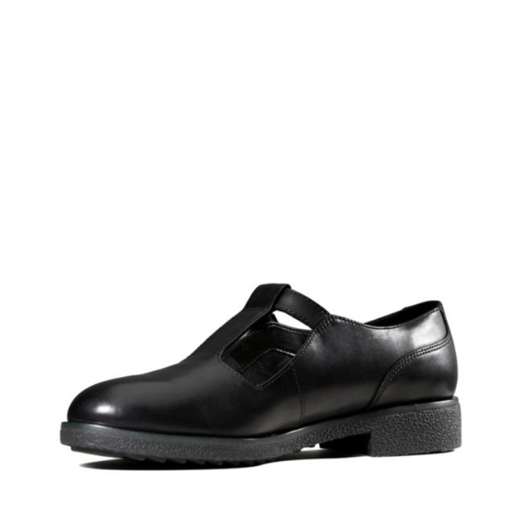 Griff Town Cuero Negro Clarks Cuero Negro