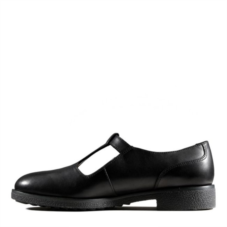 Griff Town Cuero Negro Clarks Cuero Negro