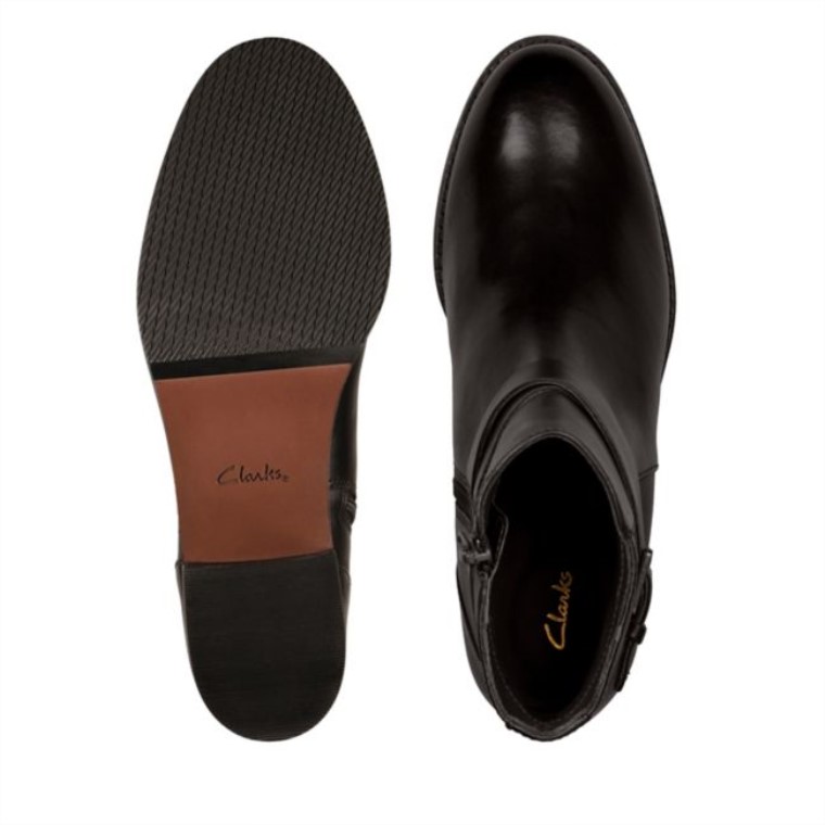 Hebilla Hamble Cuero Negro Clarks Cuero Negro