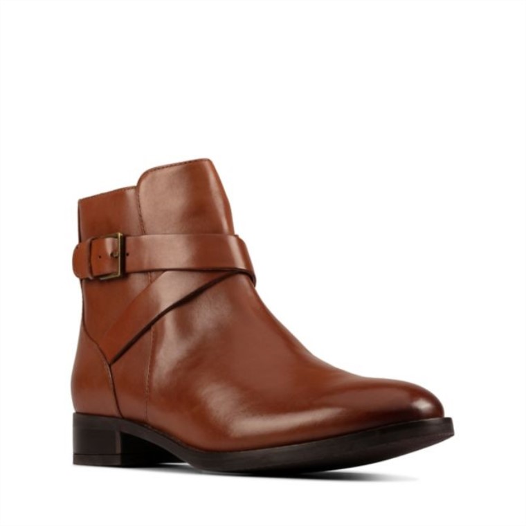 Hebilla Hamble Cuero Marrón Oscuro Cuero Marrón Oscuro Clarks