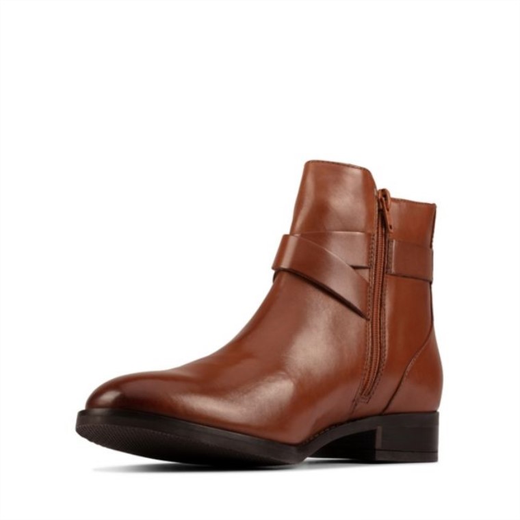 Hebilla Hamble Cuero Marrón Oscuro Cuero Marrón Oscuro Clarks
