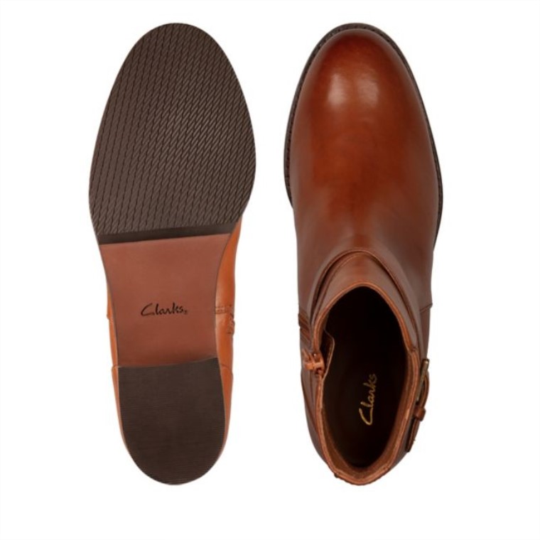 Hebilla Hamble Cuero Marrón Oscuro Cuero Marrón Oscuro Clarks
