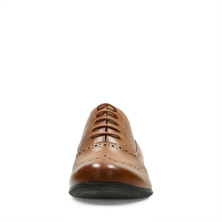 Hamble Roble Cuero Marrón Oscuro Clarks Cuero Marrón Oscuro