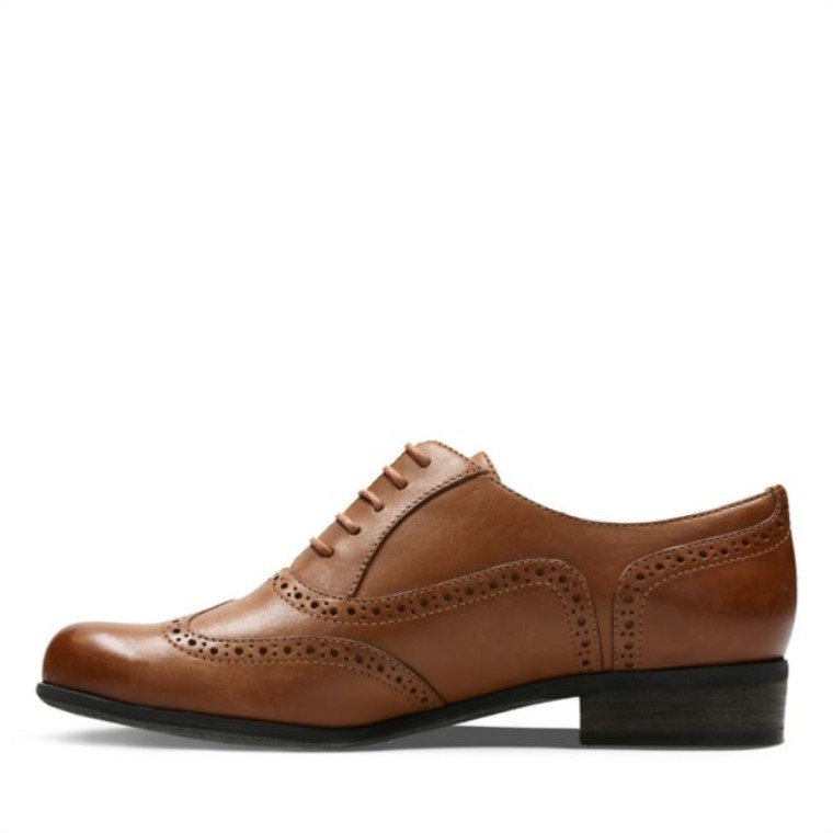Hamble Roble Cuero Marrón Oscuro Clarks Cuero Marrón Oscuro
