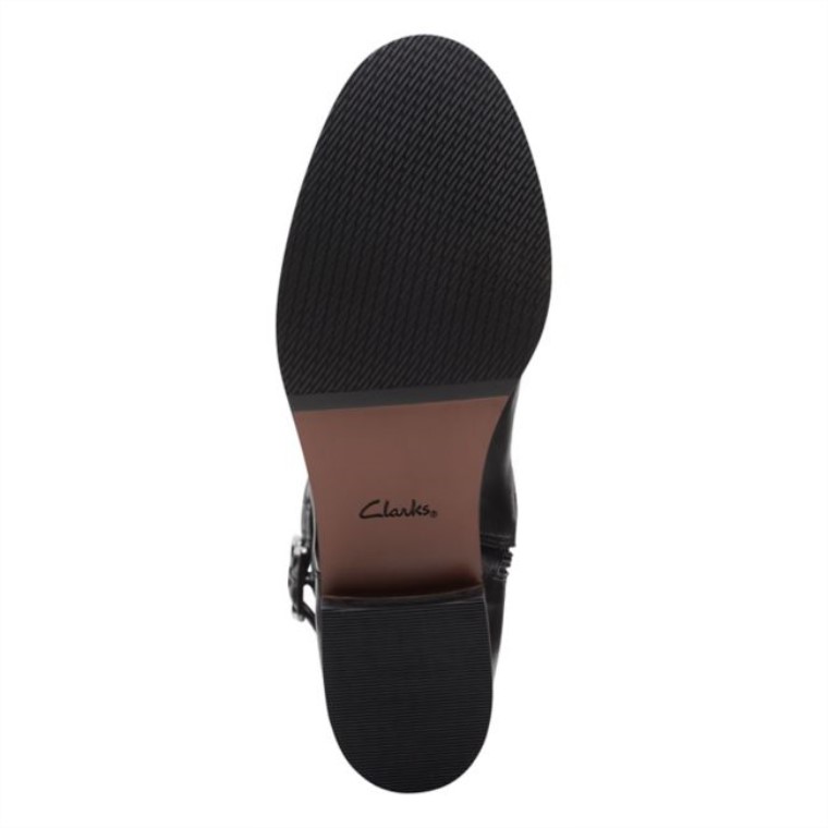 Hamble Up Cuero Negro Cuero Negro Clarks