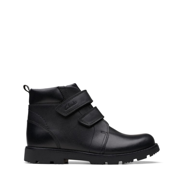 Heath High Kid Cuero Negro Cuero Negro Clarks