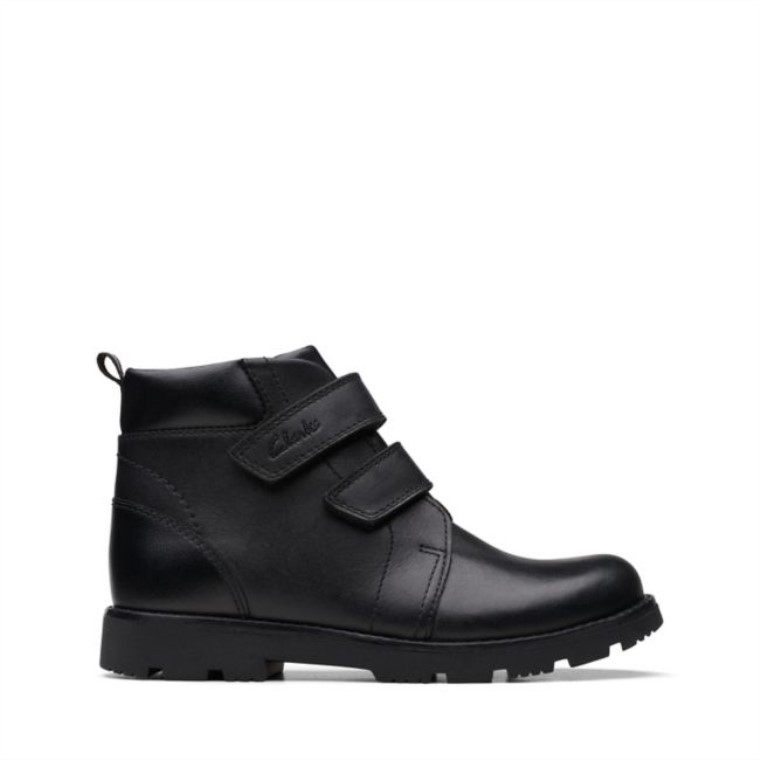 Heath High Kid Cuero Negro Cuero Negro Clarks