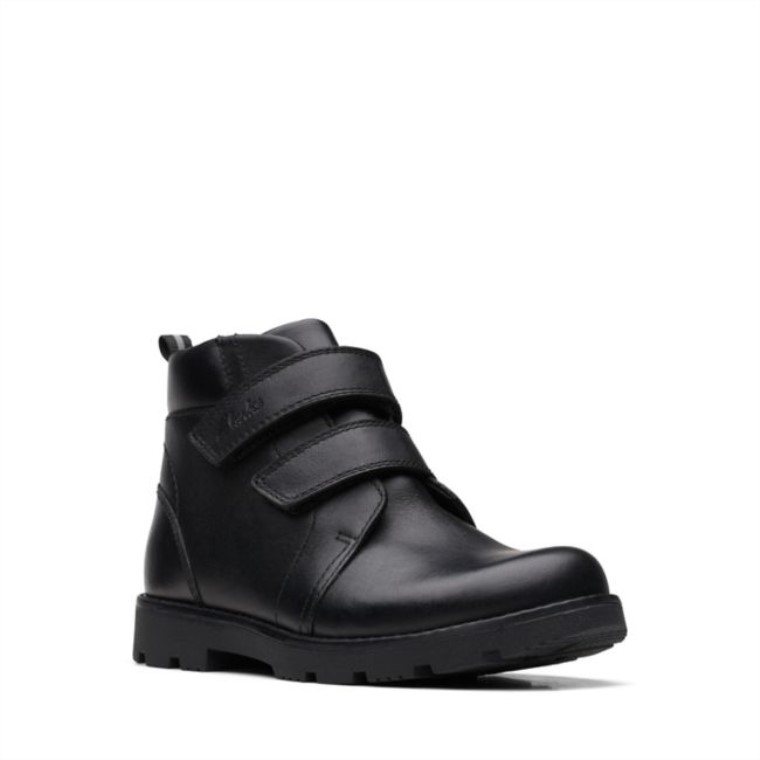 Heath High Kid Cuero Negro Cuero Negro Clarks