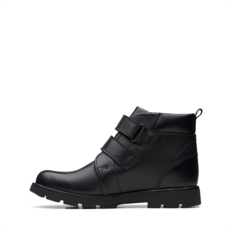 Heath High Kid Cuero Negro Cuero Negro Clarks