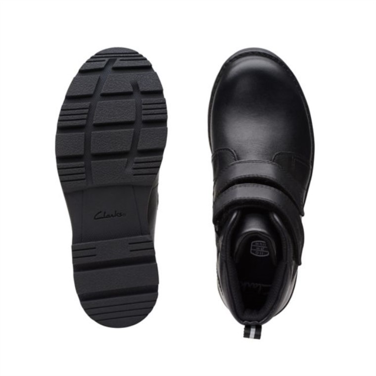 Heath High Kid Cuero Negro Cuero Negro Clarks