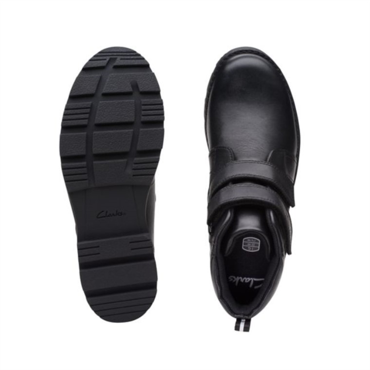 Heath High Old Cuero Negro Clarks Cuero Negro