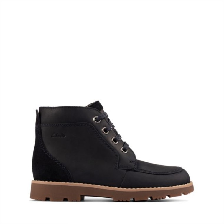 Encaje Heath Niño Azul Marino Clarks Azul Marino