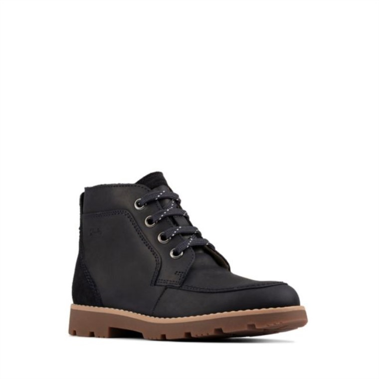 Encaje Heath Niño Azul Marino Clarks Azul Marino