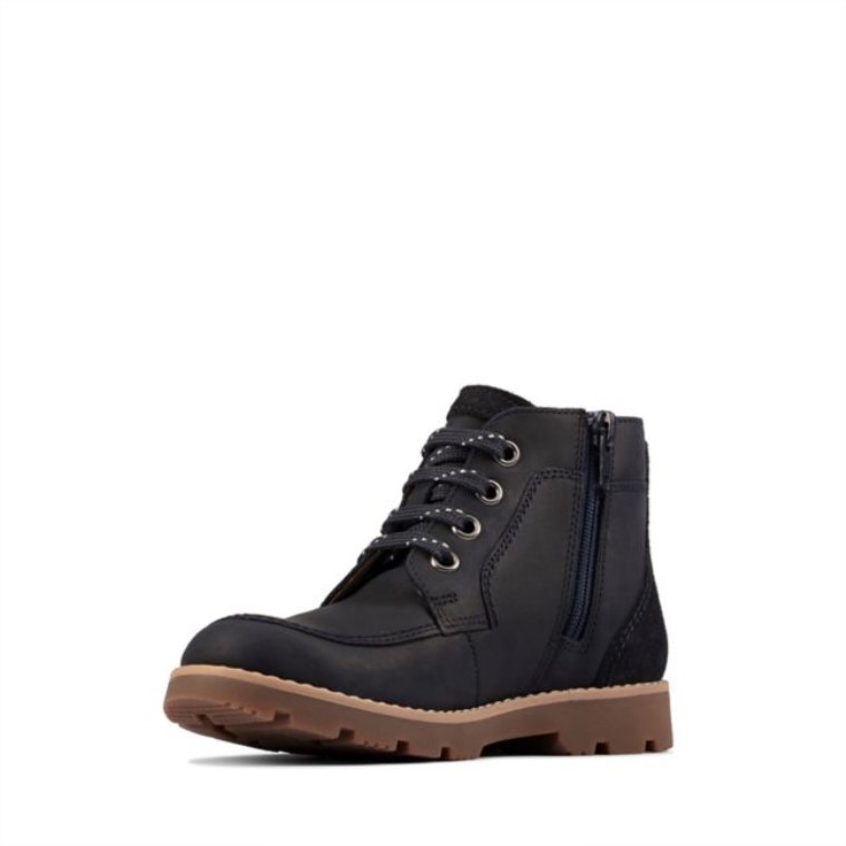 Encaje Heath Niño Azul Marino Clarks Azul Marino