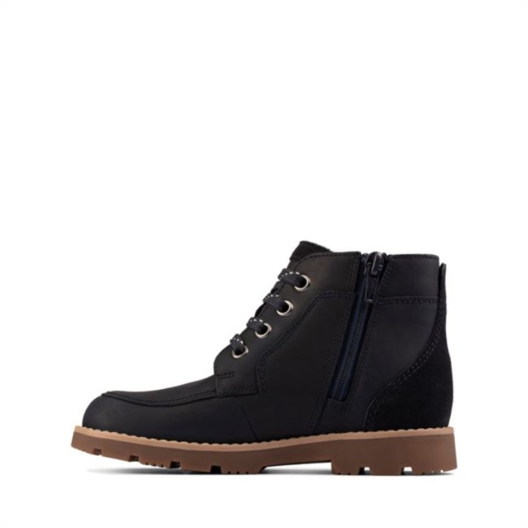 Encaje Heath Niño Azul Marino Clarks Azul Marino