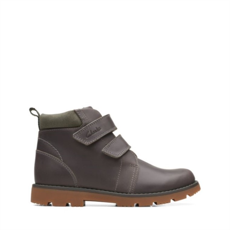 Correa Heath Niño Gris Gris Clarks