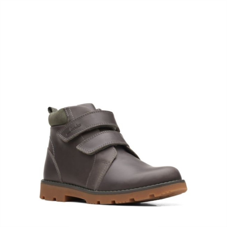 Correa Heath Niño Gris Gris Clarks