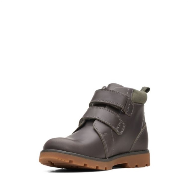 Correa Heath Niño Gris Gris Clarks