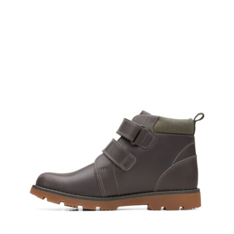Correa Heath Niño Gris Gris Clarks