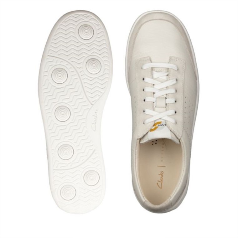 Hero Air Lace Cuero Blanco Clarks Cuero Blanco