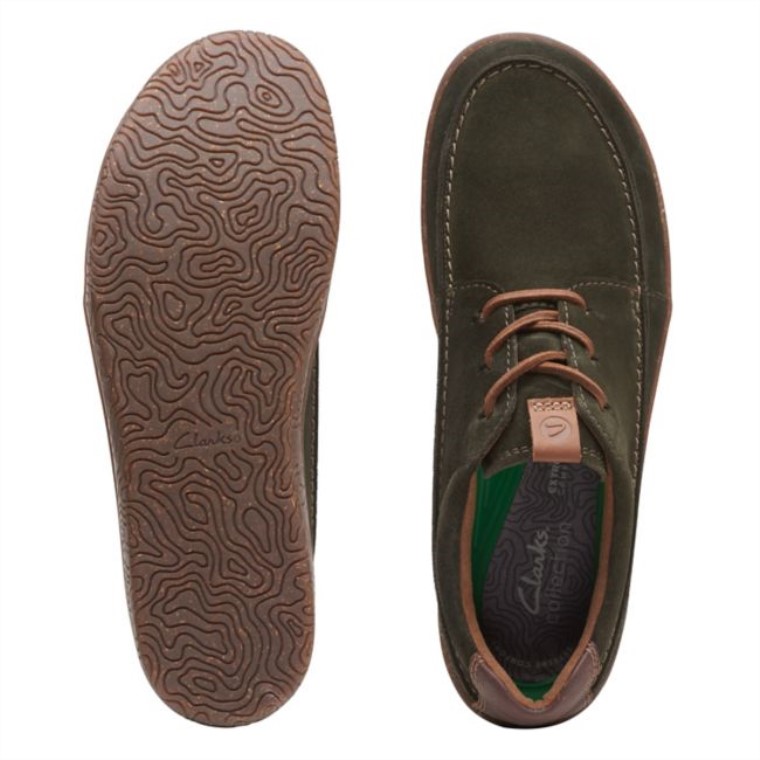 Hodson Moc Gamuza Verde Oliva Clarks Gamuza Verde Oliva