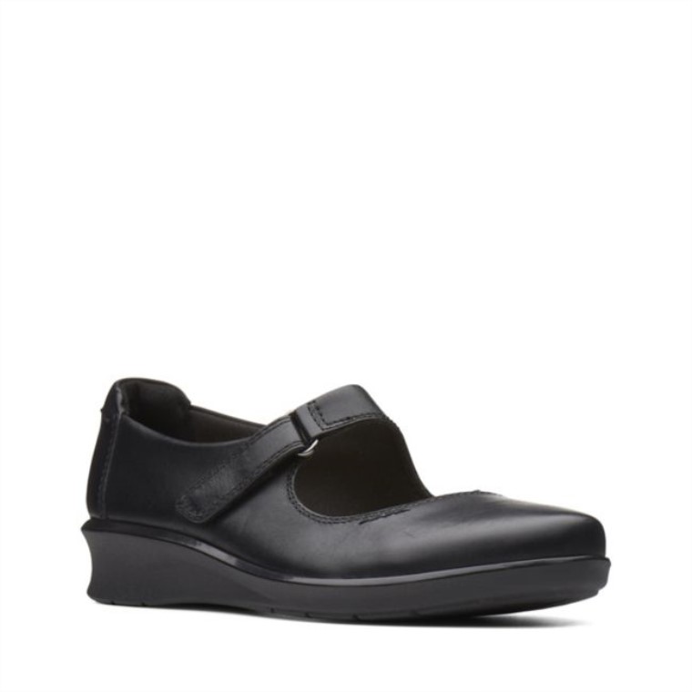 Henley Esperanza Cuero Negro Clarks Cuero Negro