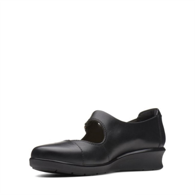 Henley Esperanza Cuero Negro Clarks Cuero Negro
