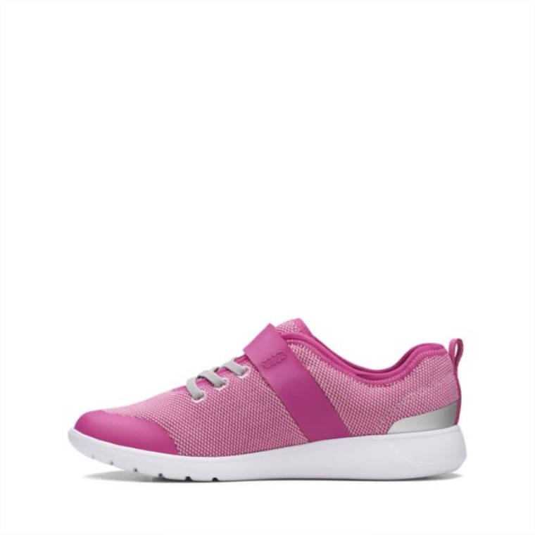 Rastro De Escape Sintético Rosa Fuerte Clarks Sintético Rosa Fuerte Más Antiguo
