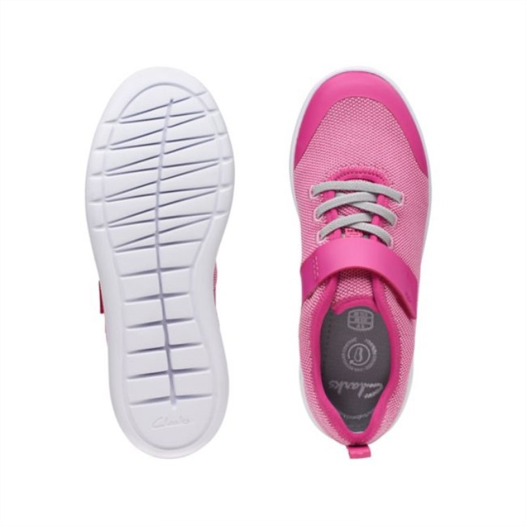 Rastro De Escape Sintético Rosa Fuerte Clarks Sintético Rosa Fuerte Más Antiguo