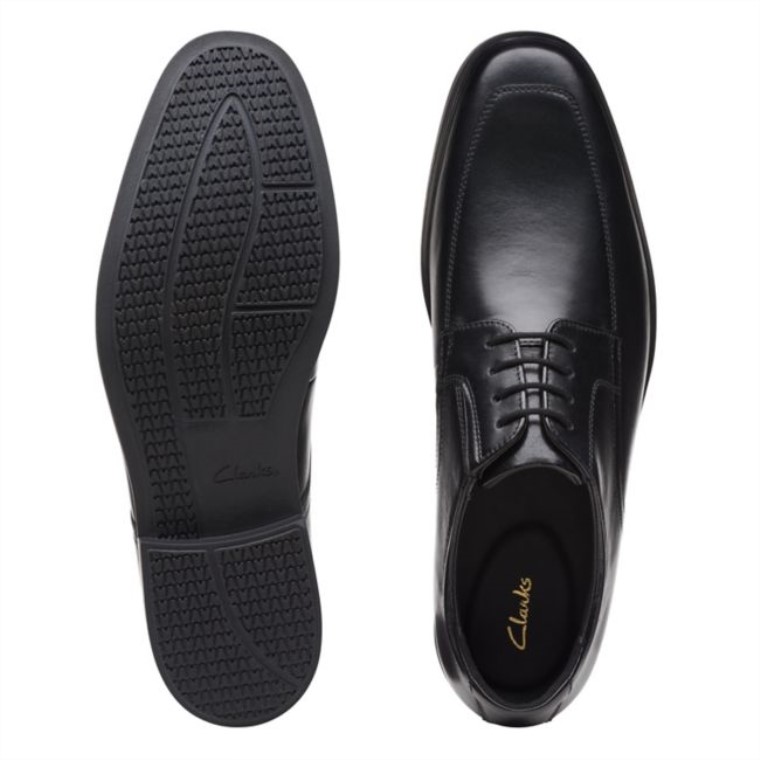 Delantal Howard Cuero Negro Clarks Cuero Negro