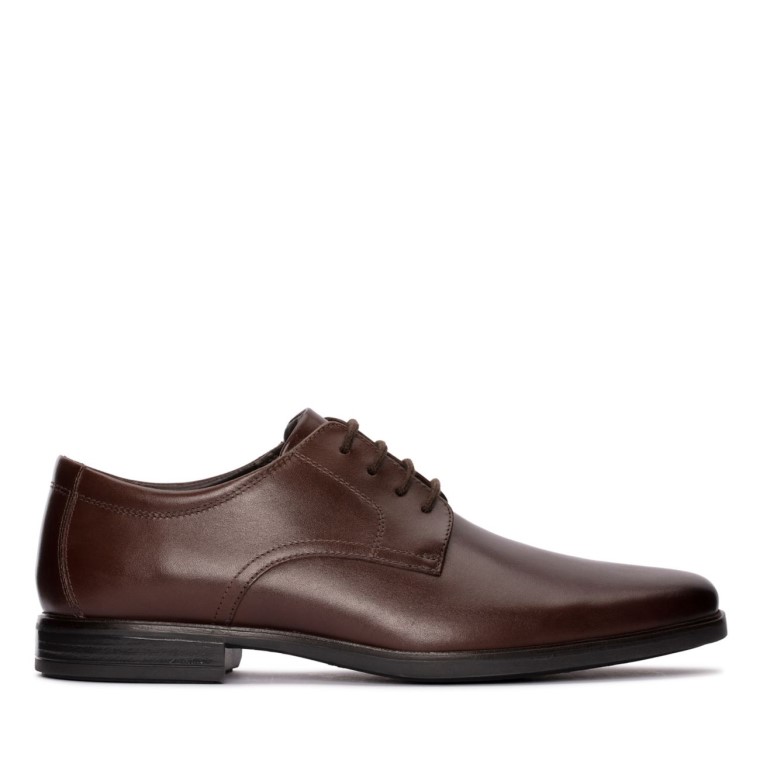 Howard Walk Cuero Marrón Oscuro Cuero Marrón Oscuro Clarks