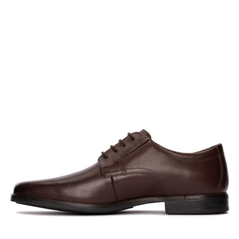 Howard Walk Cuero Marrón Oscuro Cuero Marrón Oscuro Clarks