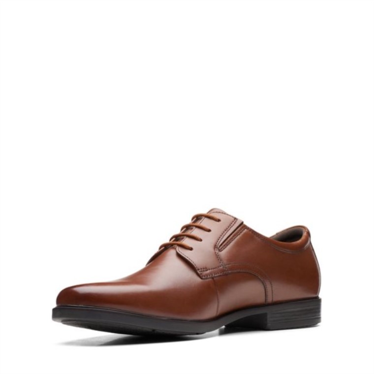 Howard Walk Cuero Marrón Oscuro Clarks Cuero Marrón Oscuro