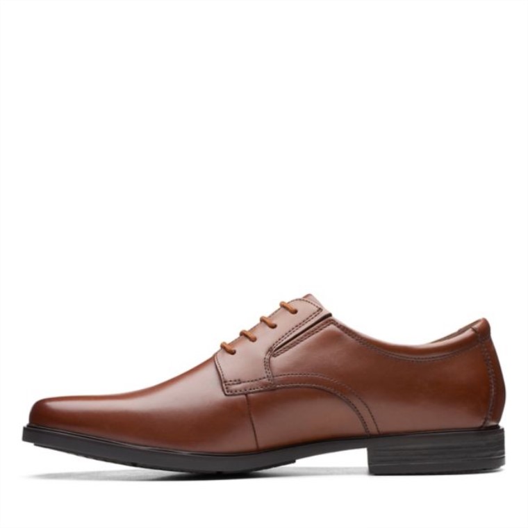 Howard Walk Cuero Marrón Oscuro Clarks Cuero Marrón Oscuro