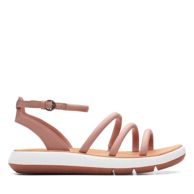 Estilo Jemsa Rosa Cuero Rosa Clarks Cuero