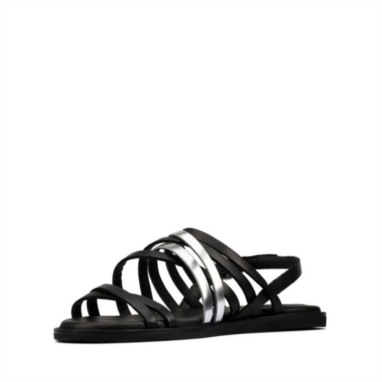 Tobillo Karsea Cuero Combi Negro Cuero Combi Negro Clarks