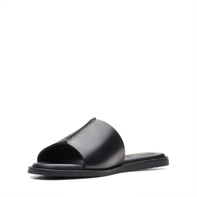Karsea Mule Cuero Negro Clarks Cuero Negro