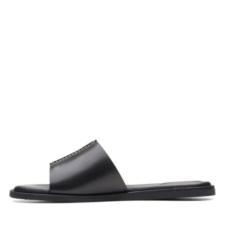 Karsea Mule Cuero Negro Clarks Cuero Negro