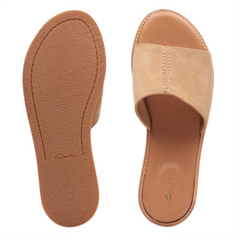 Karsea Mule Ante Tostado Claro Clarks Ante Tostado Claro