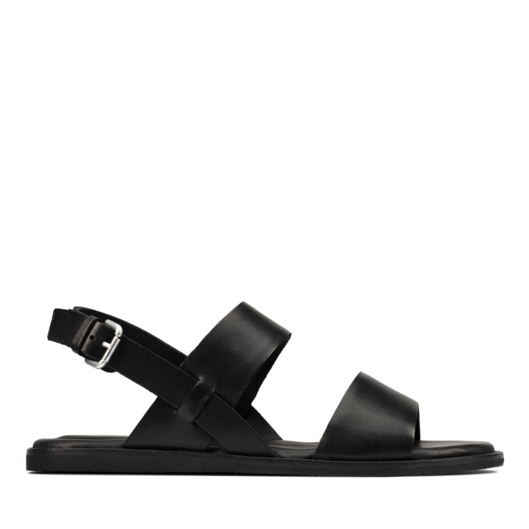 Correa Karsea Cuero Negro Clarks Cuero Negro