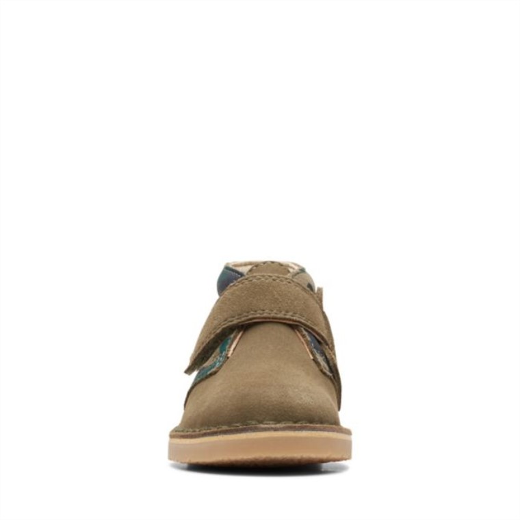 Khaki Camo Desert Boot 2 Niño Khaki Camo Clarks