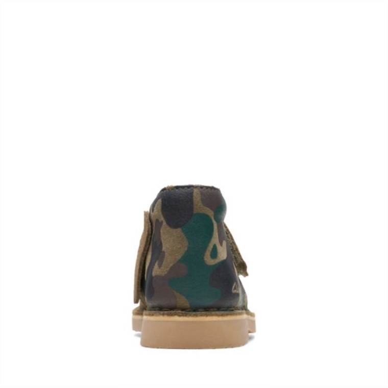 Khaki Camo Desert Boot 2 Niño Khaki Camo Clarks