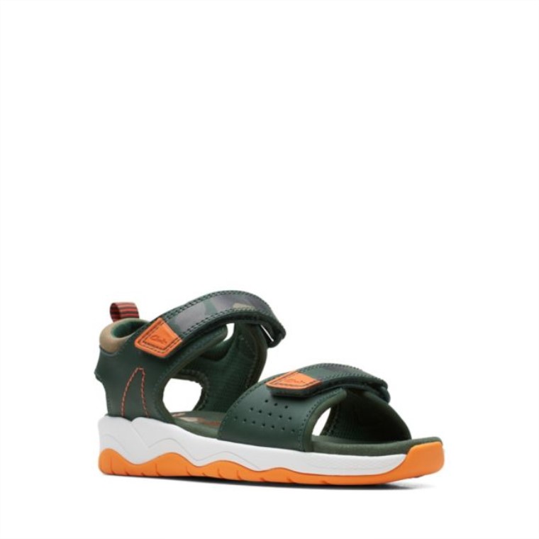 Caqui Combi Clarks C Impresión Inferior Viejo Caqui Combi