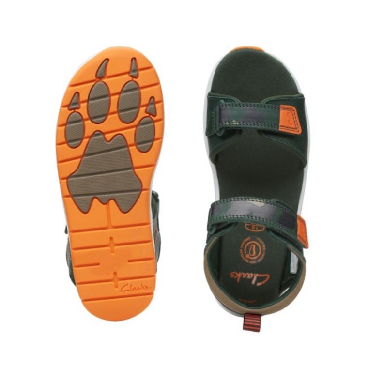 Caqui Combi Clarks C Impresión Inferior Viejo Caqui Combi