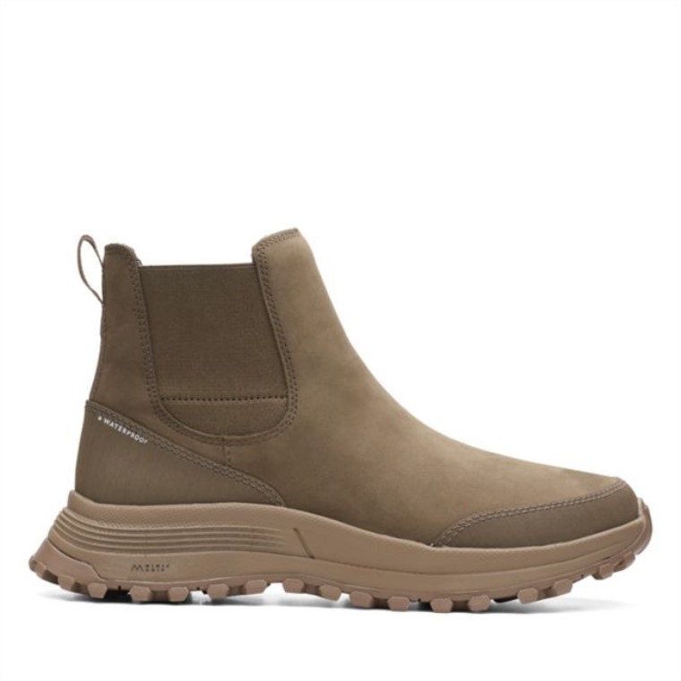 Nubuck Caqui Clarks Atl Trek Up Impermeable Nubuck Caqui