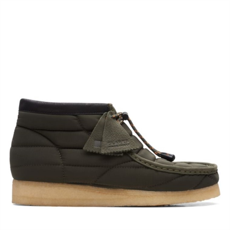 Bota Wallabee Acolchada Caqui Bota Wallabee Acolchada Clarks Caqui