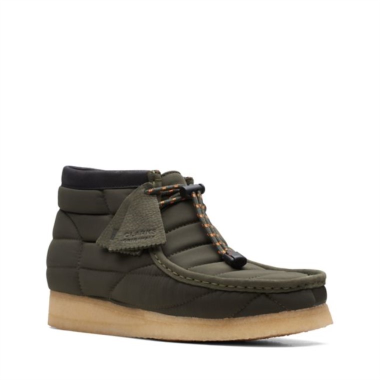 Bota Wallabee Acolchada Caqui Bota Wallabee Acolchada Clarks Caqui