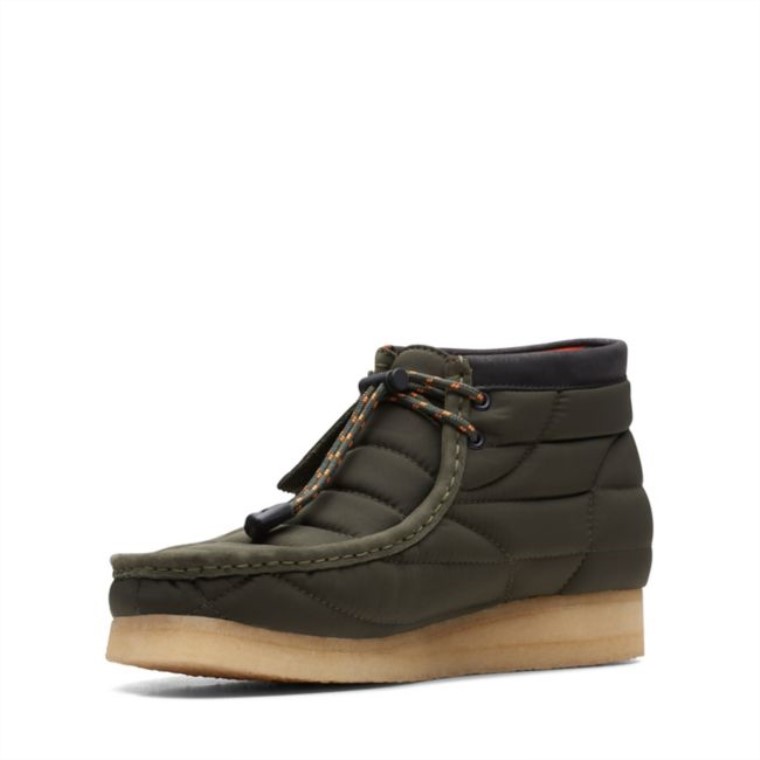 Bota Wallabee Acolchada Caqui Bota Wallabee Acolchada Clarks Caqui