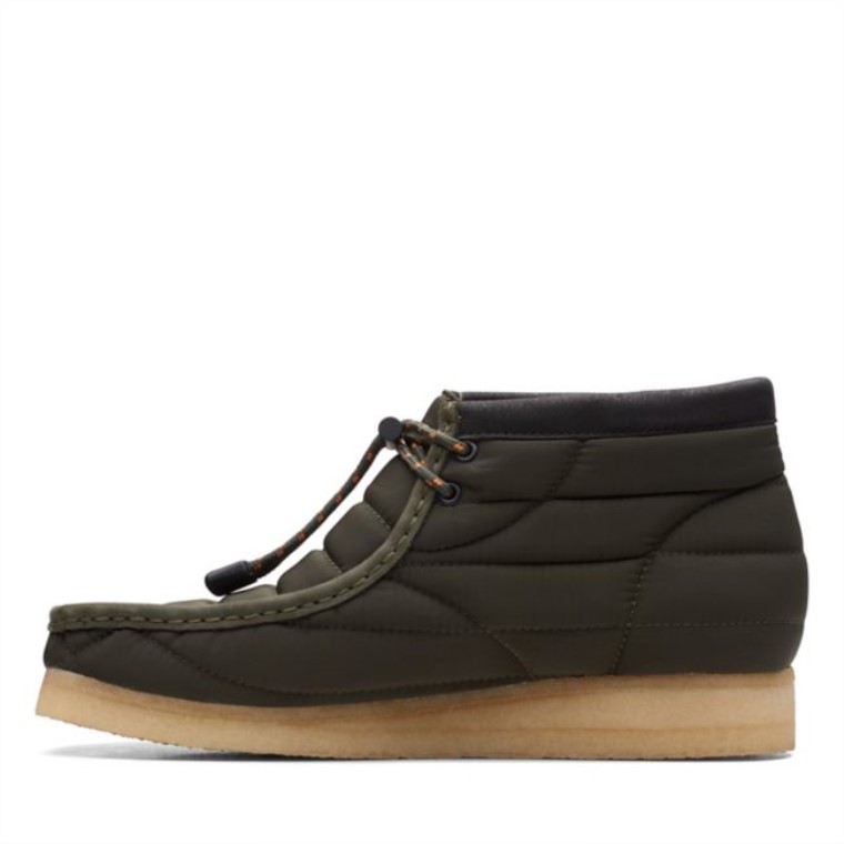 Bota Wallabee Acolchada Caqui Bota Wallabee Acolchada Clarks Caqui