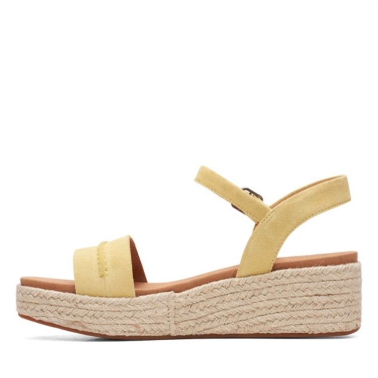 Puntada Kimmei Gamuza Baja Amarilla Clarks De Gamuza Amarilla